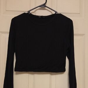 JLUXLABEL Black Long Sleeve Tee